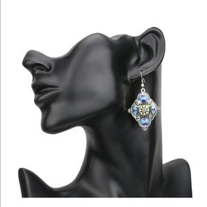 Winslow Enamel India Vintage Drop Earrings